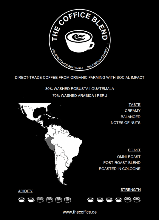 Das Etikett des The Coffice Blend. 